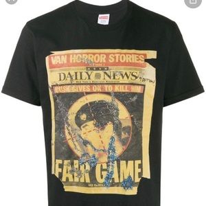 SUPREME Van Horror Stories Black Tee